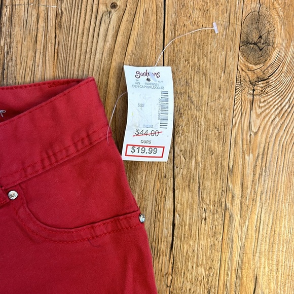 Amethyst Jeans Red Size 1 NWT - Picture 4 of 8